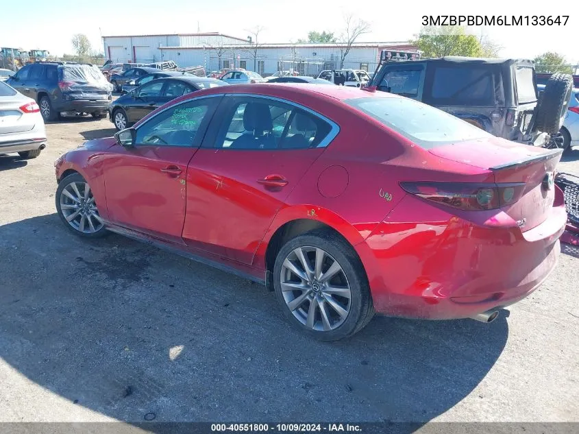 3MZBPBDM6LM133647 2020 Mazda Mazda3 Preferred