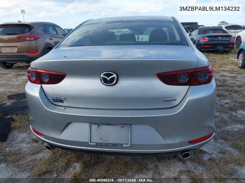 2020 Mazda Mazda3 VIN: 3MZBPABL9LM134232 Lot: 40598214