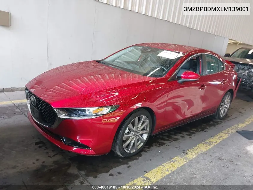 2020 Mazda Mazda3 Preferred Package VIN: 3MZBPBDMXLM139001 Lot: 40619185