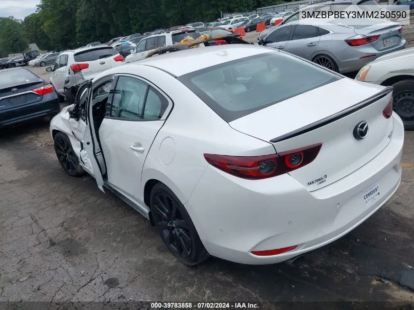 2021 Mazda Mazda3 2.5 Turbo Premium Plus VIN: 3MZBPBEY3MM250590 Lot: 39783858