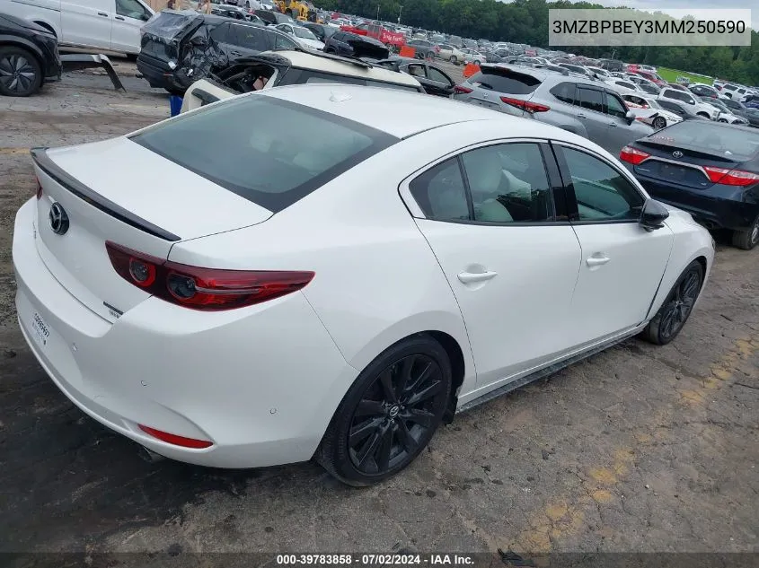 2021 Mazda Mazda3 2.5 Turbo Premium Plus VIN: 3MZBPBEY3MM250590 Lot: 39783858