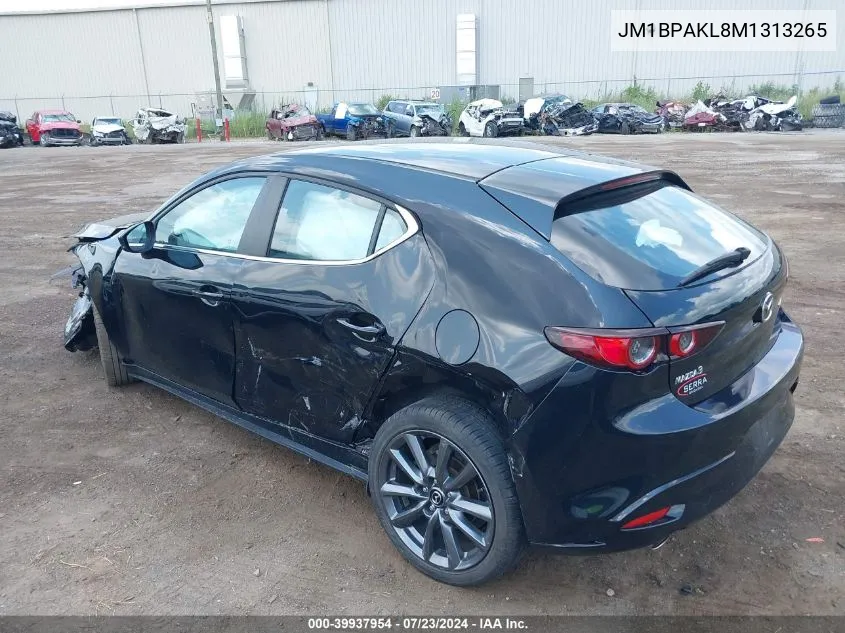 2021 Mazda Mazda3 Select VIN: JM1BPAKL8M1313265 Lot: 39937954