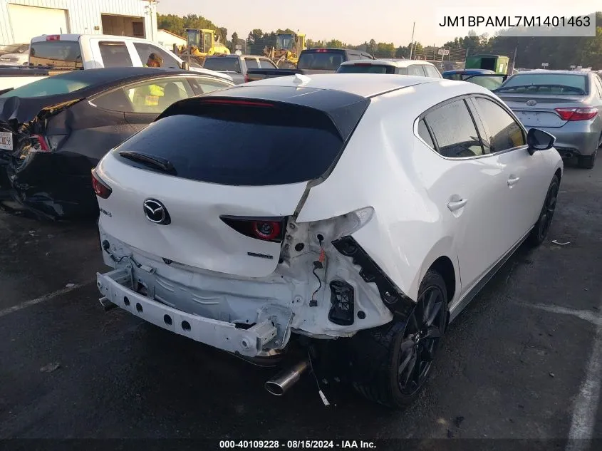 2021 Mazda Mazda3 Premium VIN: JM1BPAML7M1401463 Lot: 40109228