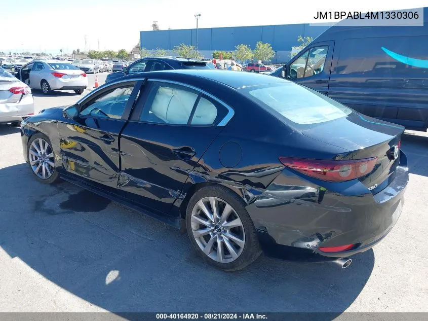 2021 Mazda Mazda3 Select VIN: JM1BPABL4M1330306 Lot: 40164920