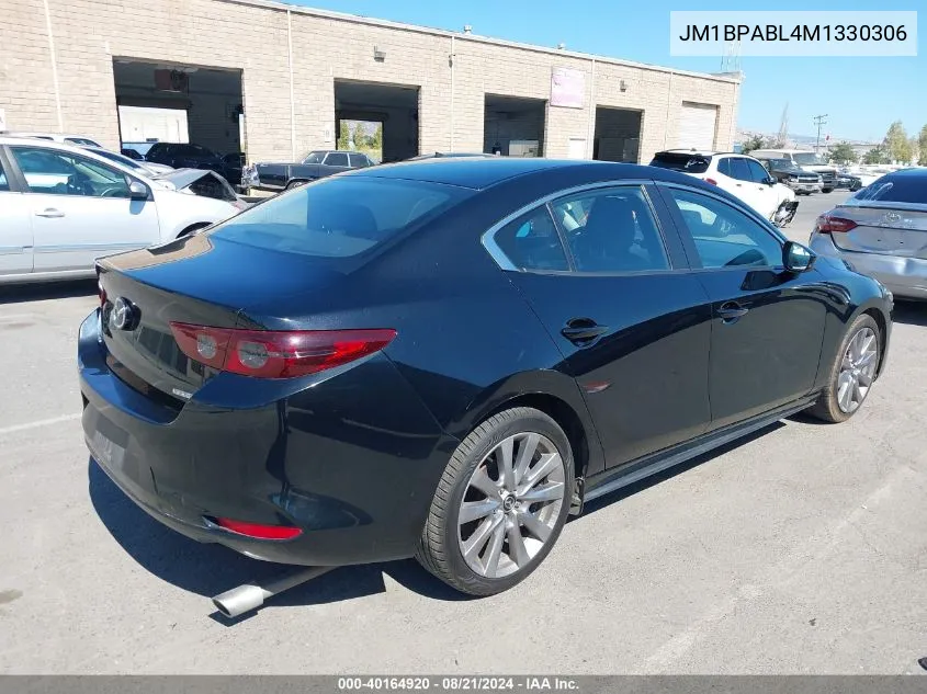 2021 Mazda Mazda3 Select VIN: JM1BPABL4M1330306 Lot: 40164920