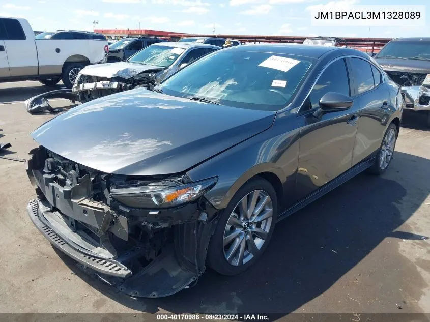 2021 Mazda Mazda3 Preferred VIN: JM1BPACL3M1328089 Lot: 40170986