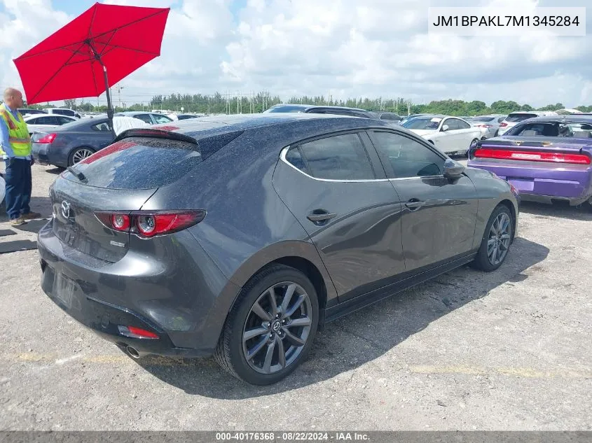 2021 Mazda Mazda3 Select VIN: JM1BPAKL7M1345284 Lot: 40176368