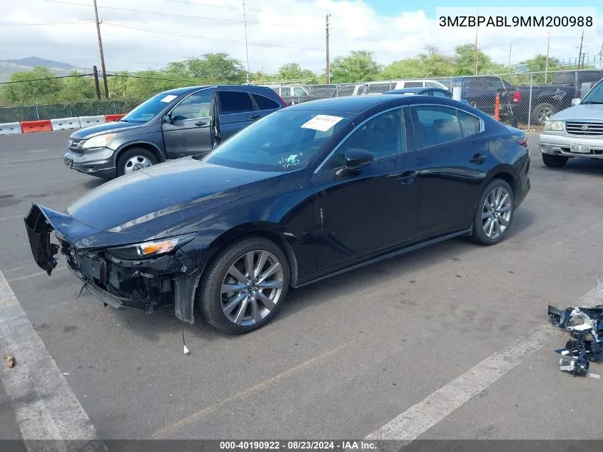 3MZBPABL9MM200988 2021 Mazda Mazda3 Select