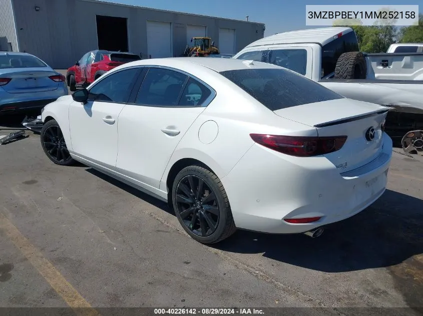 2021 Mazda Mazda3 2.5 Turbo Premium Plus VIN: 3MZBPBEY1MM252158 Lot: 40226142