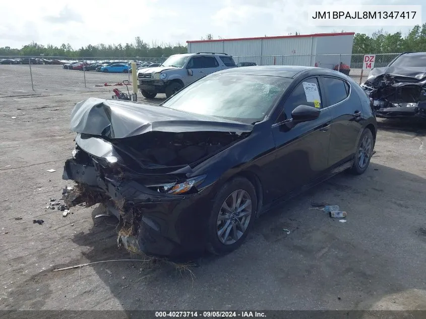 2021 Mazda 3 VIN: JM1BPAJL8M1347417 Lot: 40273714