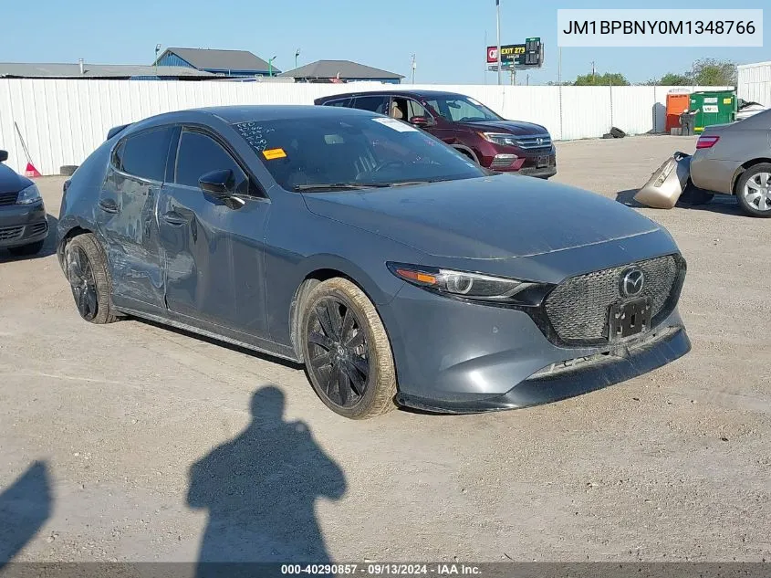 2021 Mazda 3 Premium Plus VIN: JM1BPBNY0M1348766 Lot: 40290857