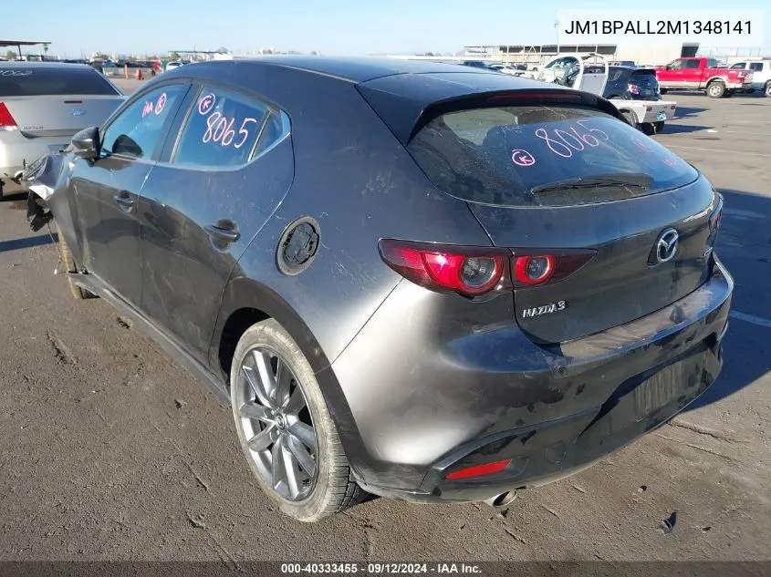 2021 Mazda Mazda3 Preferred VIN: JM1BPALL2M1348141 Lot: 40333455