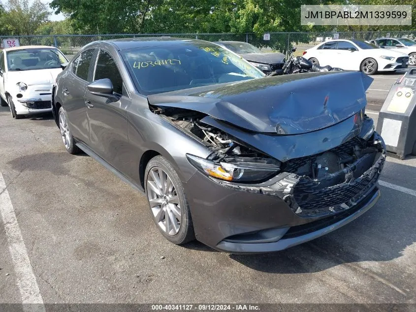 2021 Mazda Mazda3 Select VIN: JM1BPABL2M1339599 Lot: 40341127