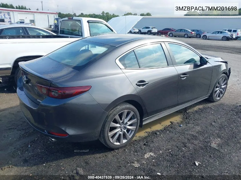 3MZBPACL7MM201698 2021 Mazda Mazda3 Preferred