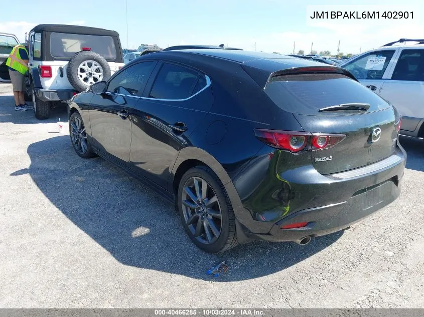 2021 Mazda Mazda3 Select VIN: JM1BPAKL6M1402901 Lot: 40466285