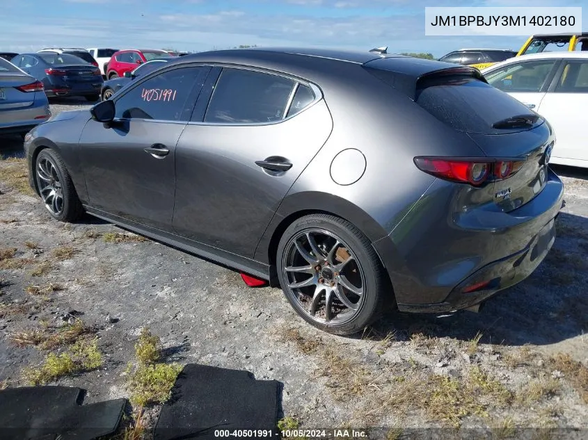 JM1BPBJY3M1402180 2021 Mazda 3