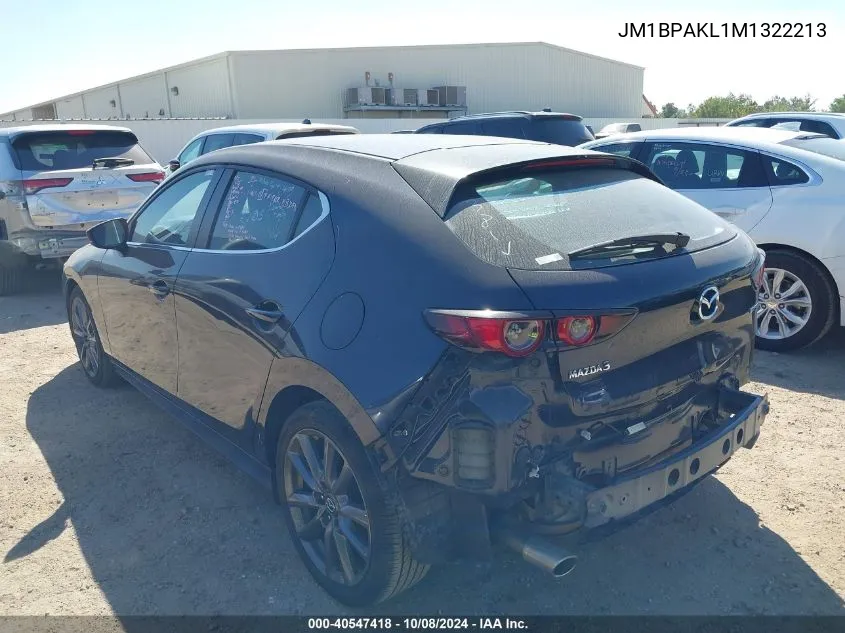 JM1BPAKL1M1322213 2021 Mazda Mazda3 Select