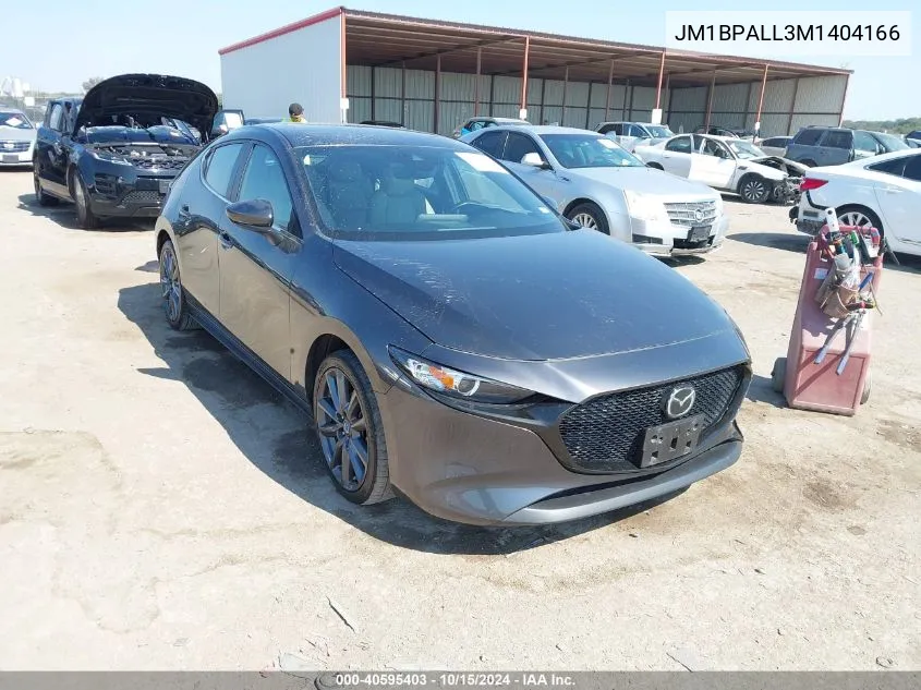 2021 Mazda Mazda3 Preferred VIN: JM1BPALL3M1404166 Lot: 40595403