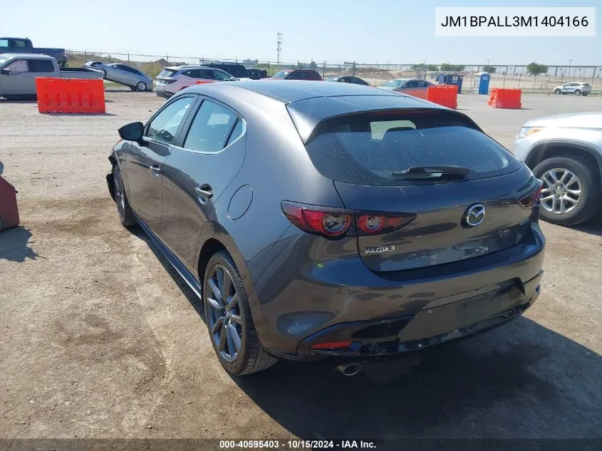 2021 Mazda Mazda3 Preferred VIN: JM1BPALL3M1404166 Lot: 40595403