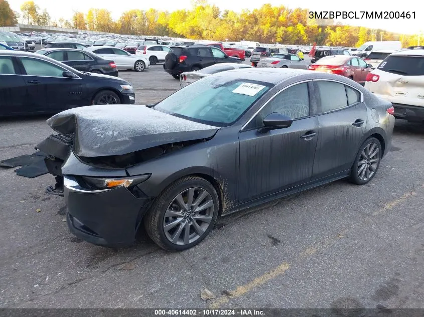 3MZBPBCL7MM200461 2021 Mazda 3 Preferred