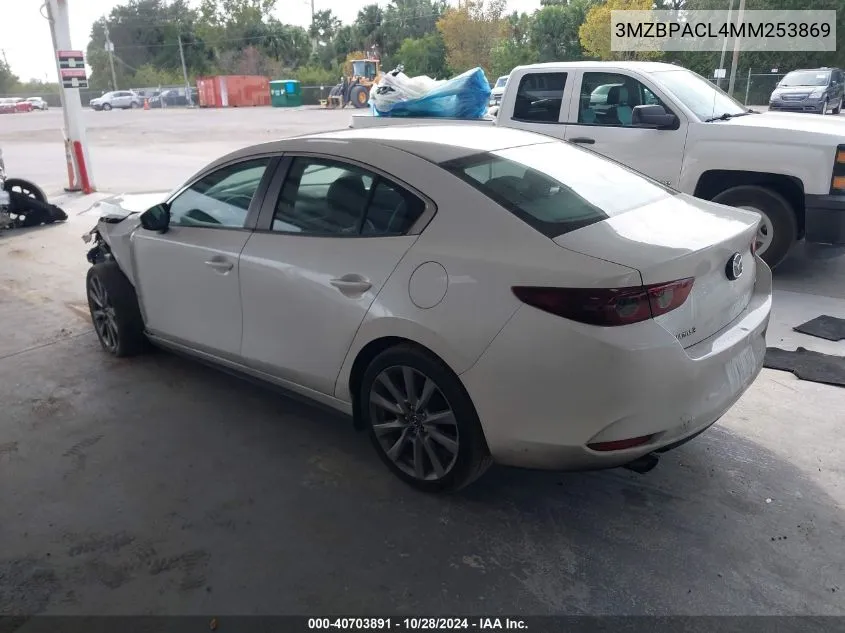 2021 Mazda 3 Preferred VIN: 3MZBPACL4MM253869 Lot: 40703891