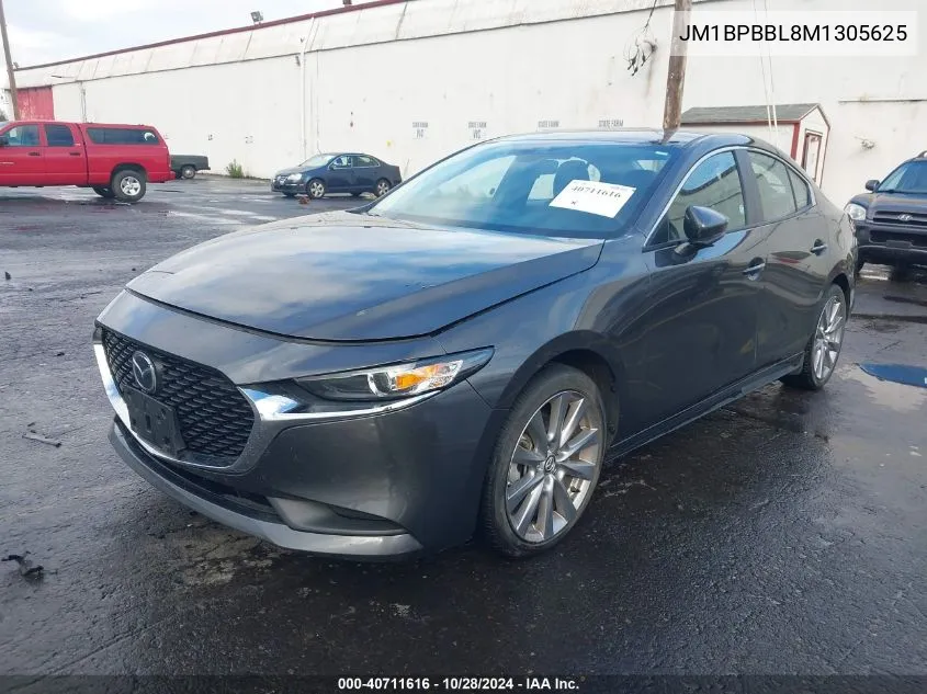 2021 Mazda Mazda3 Select VIN: JM1BPBBL8M1305625 Lot: 40711616