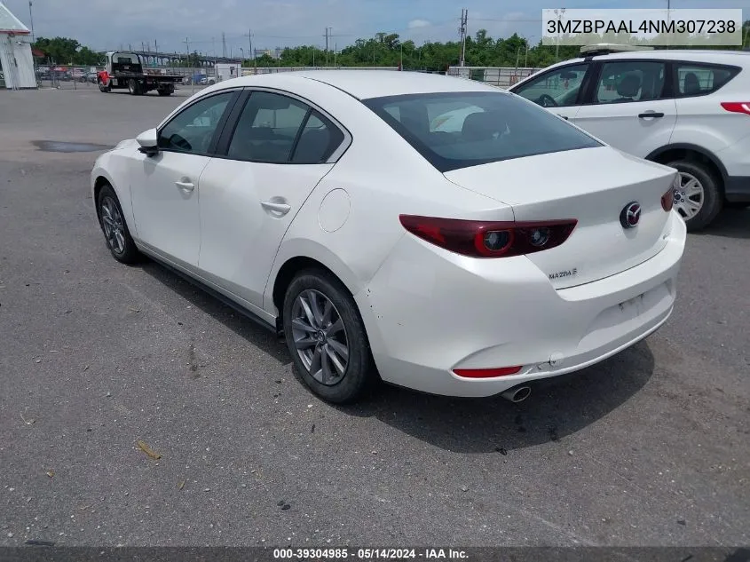 2022 Mazda Mazda3 2.5 S VIN: 3MZBPAAL4NM307238 Lot: 39304985