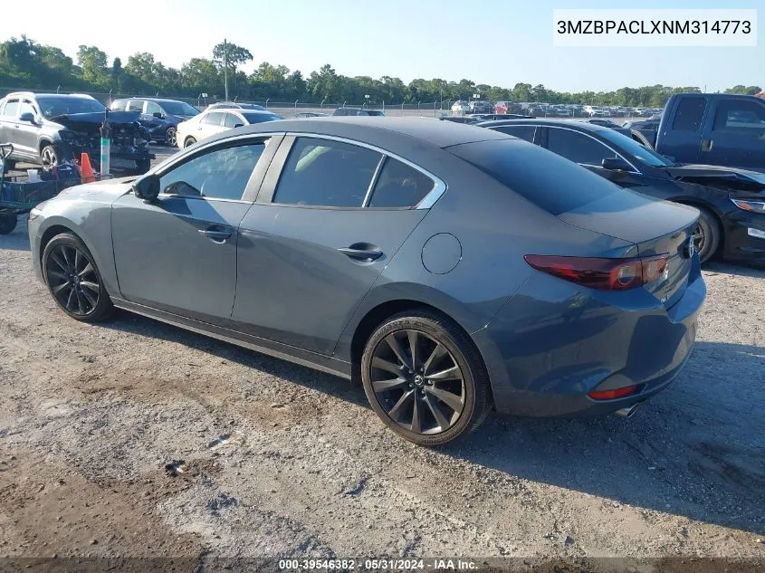 3MZBPACLXNM314773 2022 Mazda Mazda3 Carbon Edition