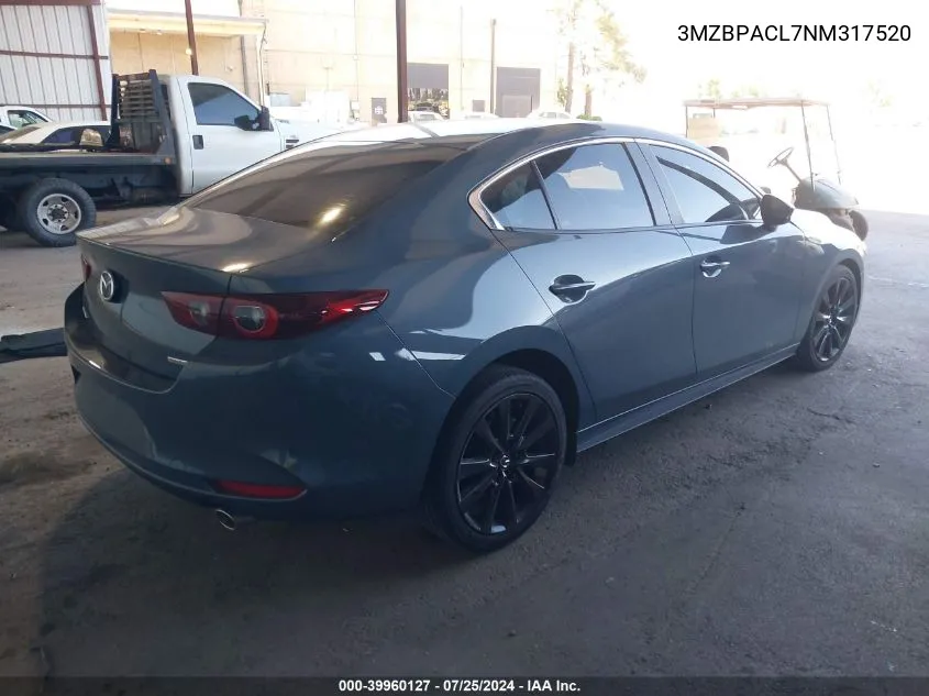 3MZBPACL7NM317520 2022 Mazda Mazda3 Carbon Edition