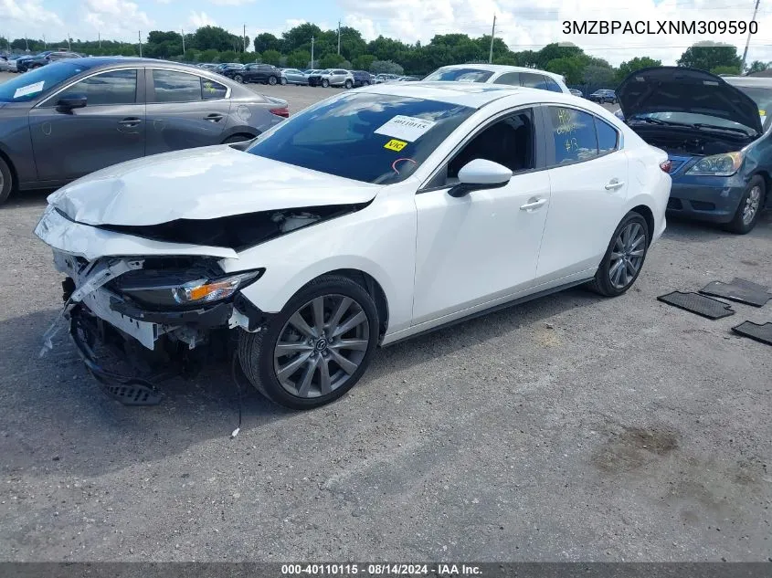 3MZBPACLXNM309590 2022 Mazda Mazda3 Preferred