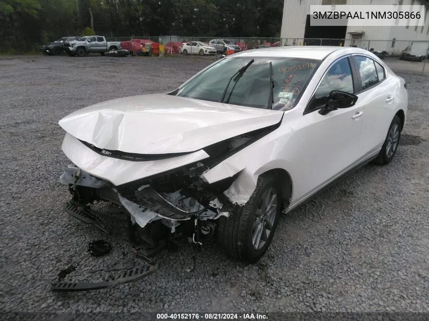 3MZBPAAL1NM305866 2022 Mazda Mazda3