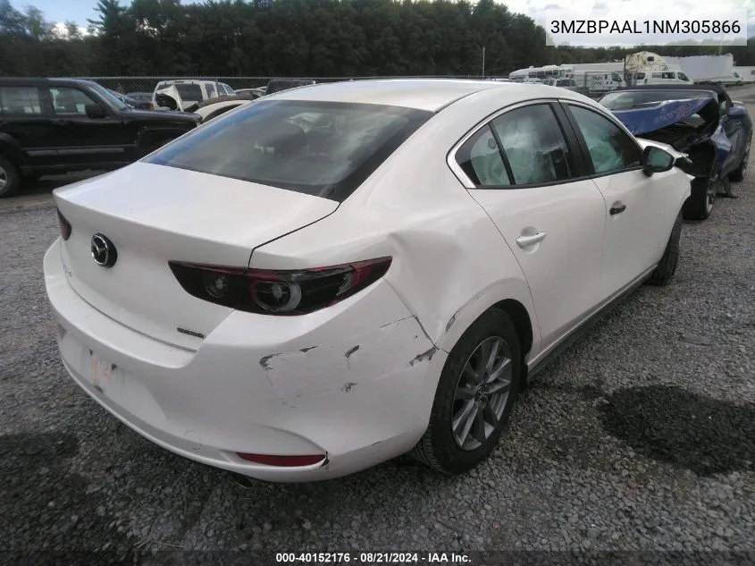 3MZBPAAL1NM305866 2022 Mazda Mazda3