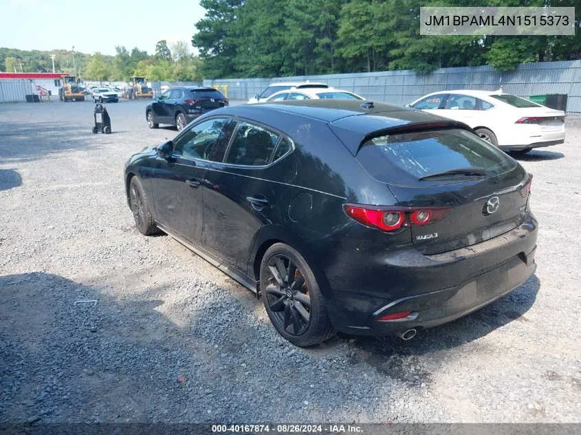 2022 Mazda Mazda3 Premium VIN: JM1BPAML4N1515373 Lot: 40167874