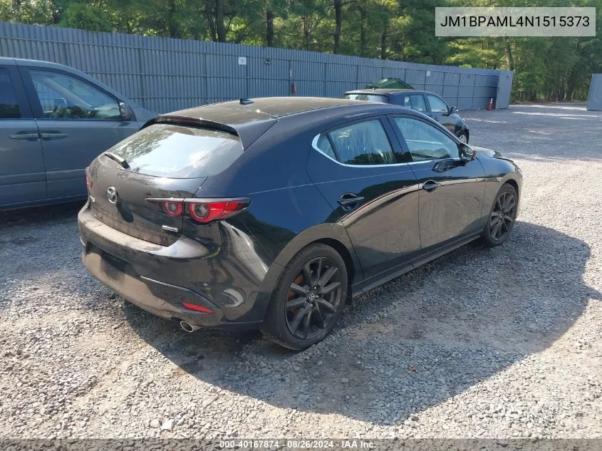 2022 Mazda Mazda3 Premium VIN: JM1BPAML4N1515373 Lot: 40167874