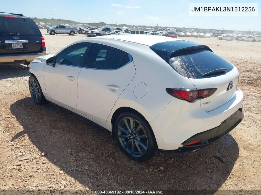 2022 Mazda Mazda3 Select VIN: JM1BPAKL3N1512256 Lot: 40369192