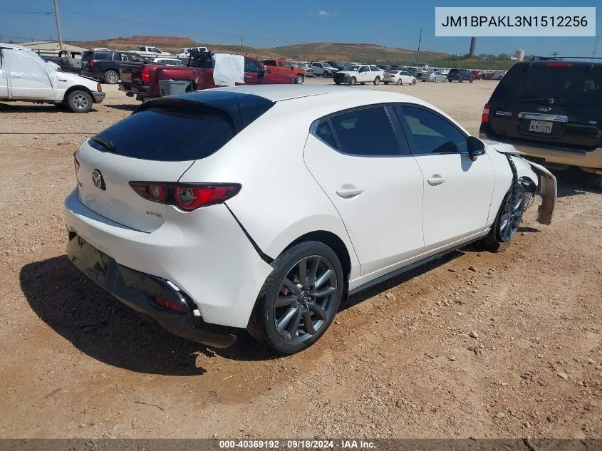 JM1BPAKL3N1512256 2022 Mazda Mazda3 Select