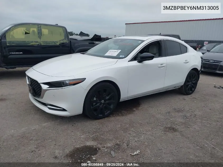 2022 Mazda Mazda3 Premium Plus VIN: 3MZBPBEY6NM313005 Lot: 40395849