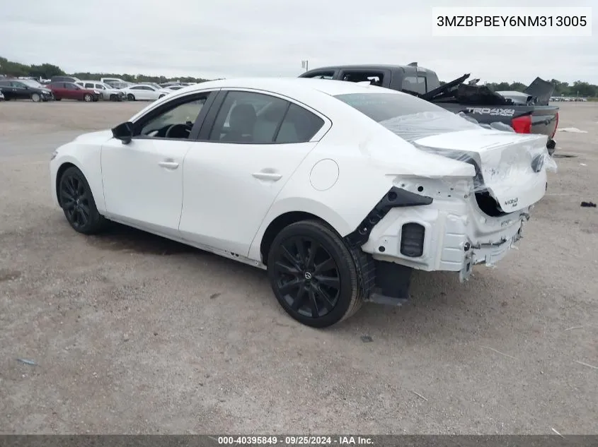 2022 Mazda Mazda3 Premium Plus VIN: 3MZBPBEY6NM313005 Lot: 40395849