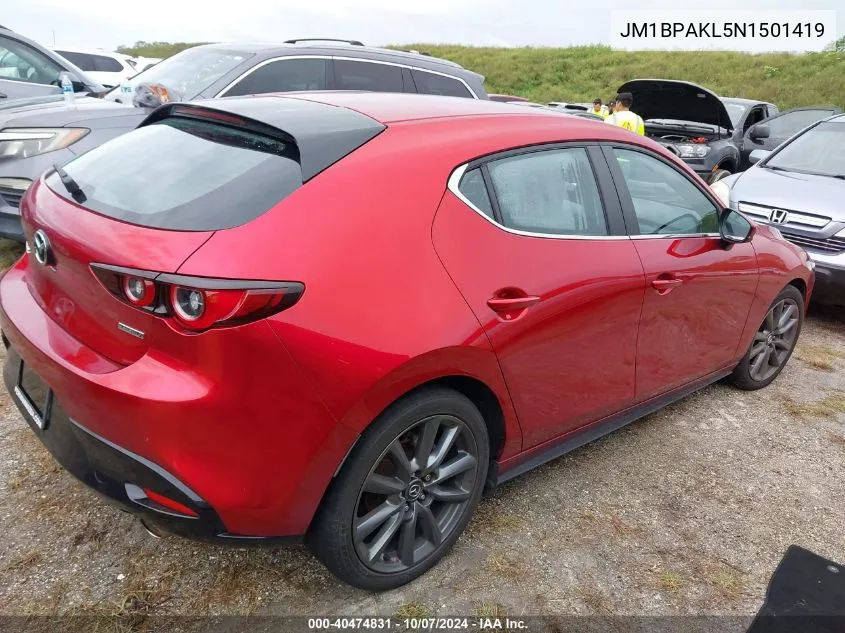 JM1BPAKL5N1501419 2022 Mazda Mazda3 Select