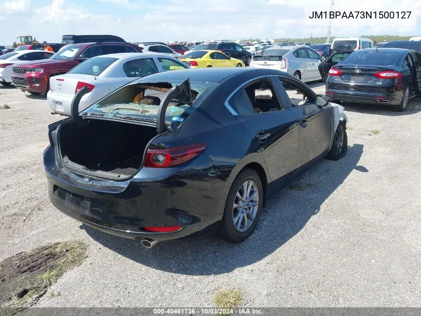 2022 Mazda Mazda3 2.0 VIN: JM1BPAA73N1500127 Lot: 40481736