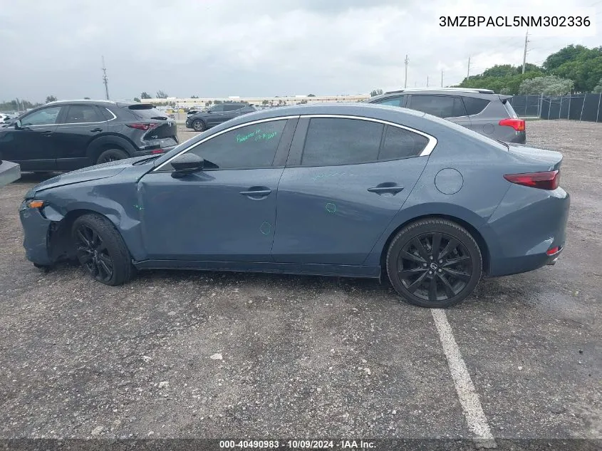 2022 Mazda 3 Preferred VIN: 3MZBPACL5NM302336 Lot: 40490983