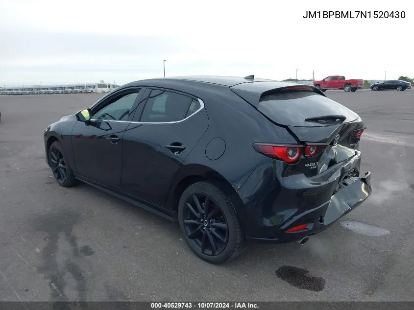 2022 Mazda Mazda3 Premium VIN: JM1BPBML7N1520430 Lot: 40529743