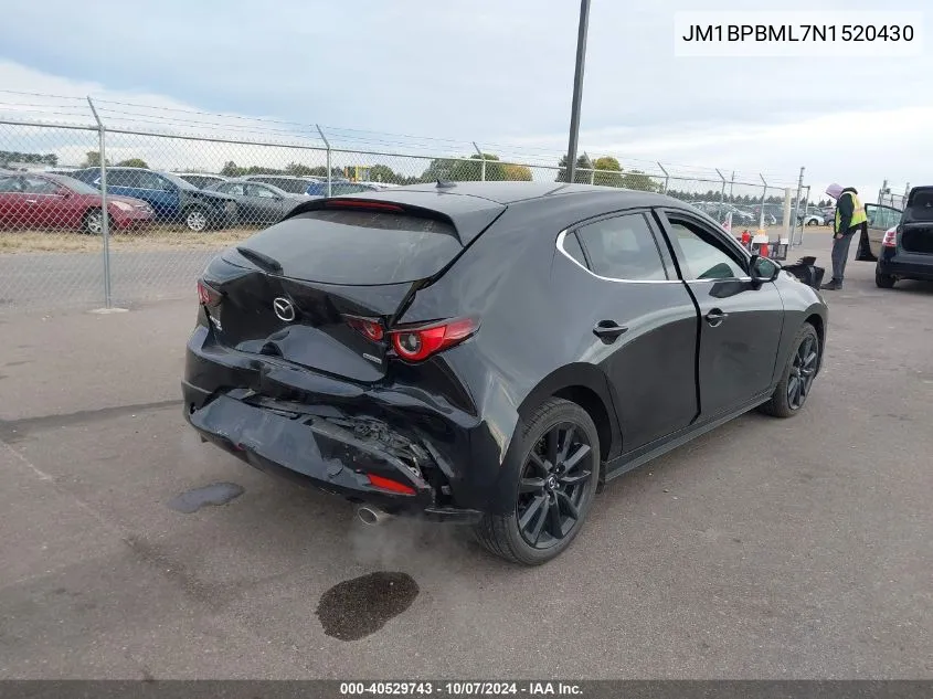 2022 Mazda Mazda3 Premium VIN: JM1BPBML7N1520430 Lot: 40529743