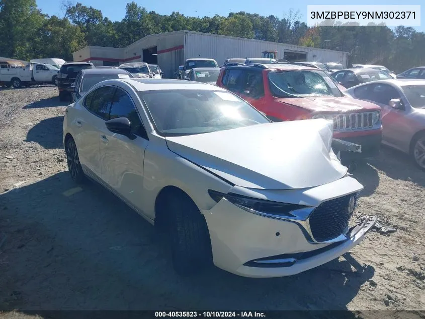 2022 Mazda Mazda3 Premium Plus VIN: 3MZBPBEY9NM302371 Lot: 40535823