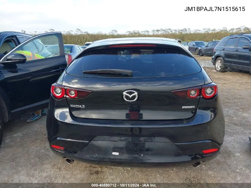 2022 Mazda Mazda3 VIN: JM1BPAJL7N1515615 Lot: 40590712