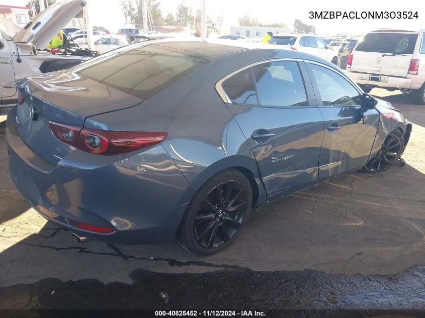 3MZBPACLONM3O3524 2022 Mazda Mazda3