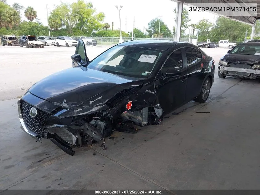 2023 Mazda Mazda3 2.5 S Preferred VIN: 3MZBPACM1PM371455 Lot: 39862037