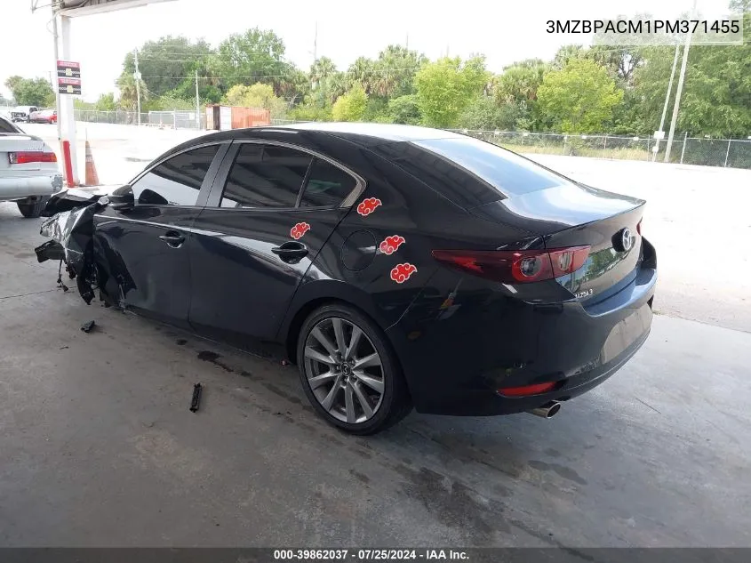 2023 Mazda Mazda3 2.5 S Preferred VIN: 3MZBPACM1PM371455 Lot: 39862037