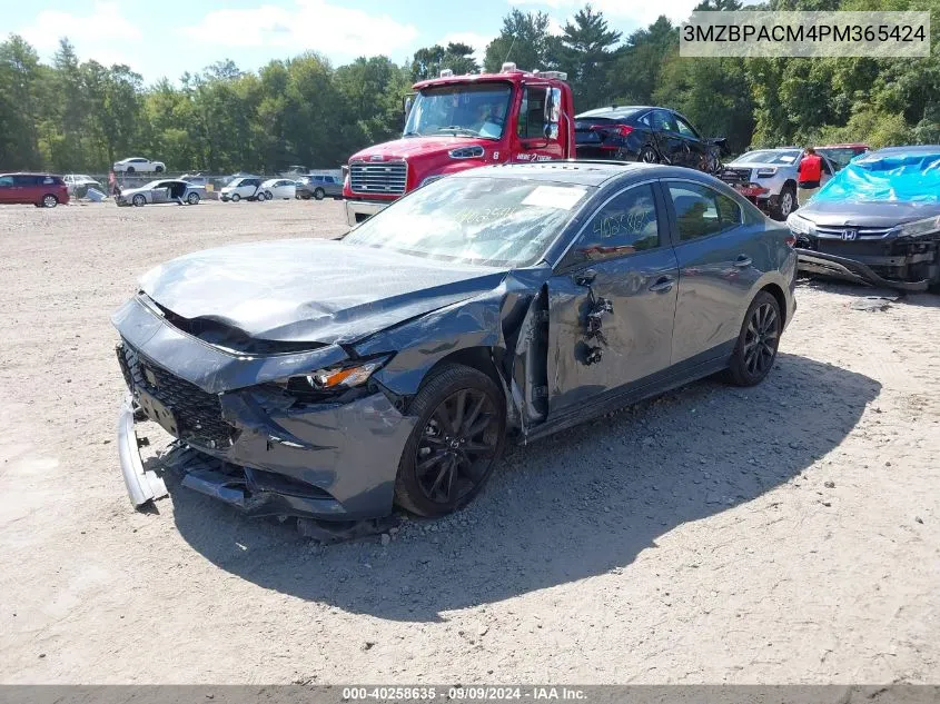 2023 Mazda Mazda3 2.5 S Carbon Edition VIN: 3MZBPACM4PM365424 Lot: 40258635