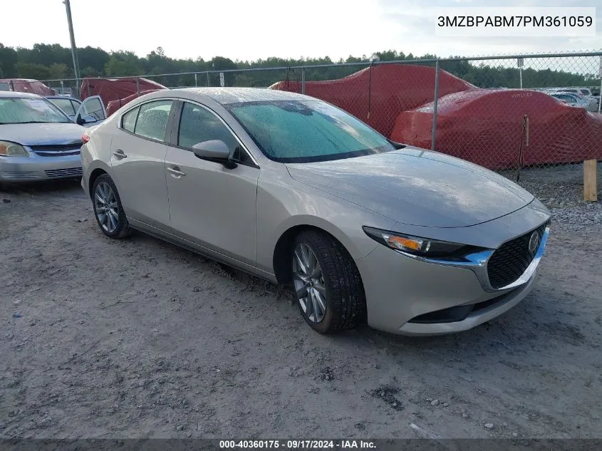 3MZBPABM7PM361059 2023 Mazda 3 Select